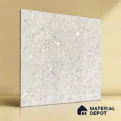 TL 06320 Snow White 2 ft x 2 ft High Gloss Finish Vitrified Wall & Floor Tile - 9 mm (Sample)