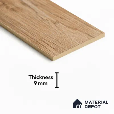 TL 02324 Coffee Brown 1000 x 200 mm Matte Finish Porcelain Wall & Floor Tile - 9 mm | 2-3 mm Spacer is Mandatory (Sample)