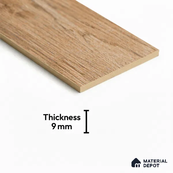 TL 02324 Coffee Brown 1000 x 200 mm Matte Finish Porcelain Wall & Floor Tile - 9 mm | 2-3 mm Spacer is Mandatory (Sample)