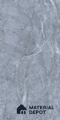 Budget Friendly Marble Floor & Wall Tile Value For Money TL 05590 Blue Sorrento 4 ft x 2 ft - Vitrified Glossy Finish -9 mm | 4 Random Design | Suitable for Living Room, Bedroom & Bathroom