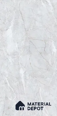 Budget Friendly Marble Floor & Wall Tile Value For Money TL 05591 White Sorrento 4 ft x 2 ft - Vitrified Glossy Finish -9 mm | 4 Random Design | Suitable for Living Room, Bedroom & Bathroom