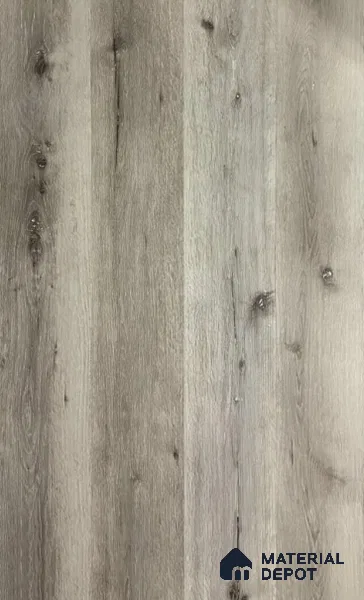 Silver Grey Oak Matte Finish 4 ft x 7 inch - 5 mm SPC Flooring | SP 00096 | 15-Year Warranty Click-Lock DIY Installation | Suitable For Kitchen, Living Room & Bedroom