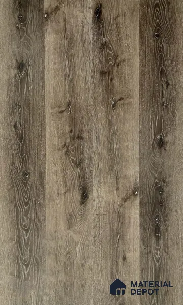 Umber Grey-Brown Matte Finish 4 ft x 7 inch - 5 mm SPC Flooring | SP 00102 | 15-Year Warranty Click-Lock DIY Installation | Suitable For Kitchen, Living Room & Bedroom