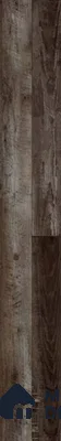 Dark Chocolate Brown Matte Finish 4 ft x 7 inch - 5 mm SPC Flooring | SP 00117 | 15-Year Warranty Click-Lock DIY Installation | Suitable For Kitchen, Living Room & Bedroom