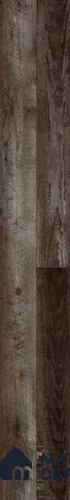 Dark Chocolate Brown Matte Finish 4 ft x 7 inch - 5 mm SPC Flooring | SP 00117 | 15-Year Warranty Click-Lock DIY Installation | Suitable For Kitchen, Living Room & Bedroom