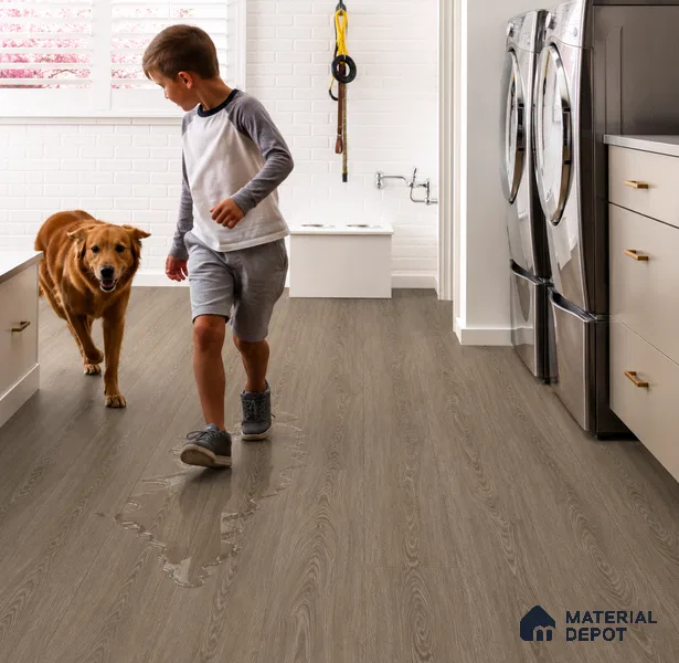 Twilight Grove Dark Wood Look 4 ft x 7 inch - 6 mm SPC Flooring | SP 00125 | 5-Year Warranty Click-Lock DIY Installation | Suitable For Kitchen, Living Room & Bedroom