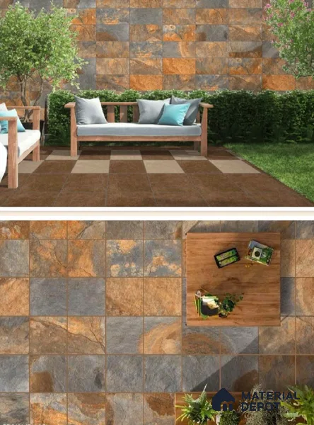 TL 03406 Matte Finish 400x400 mm Vitrified Glazed Tile - 12 mm | Pattern Alignment May Vary | 2-3 mm Spacer is Mandatory (Sample)