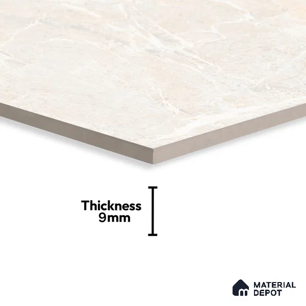 TL 01015 Spider Beige 1200x600 mm Glossy Finish Vitrified Wall & Floor Tile - 9 mm (Sample)