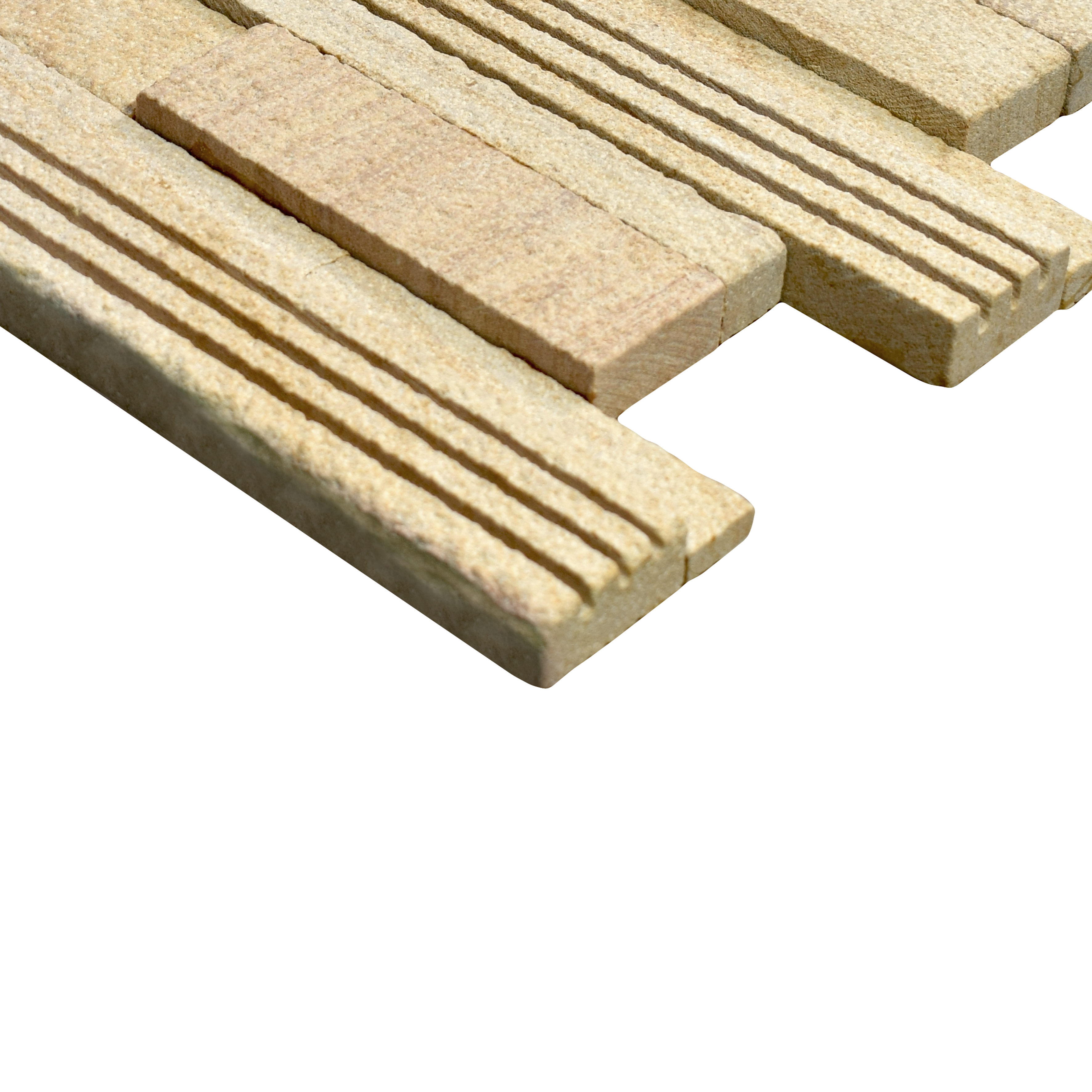 WL 00131 Spiral Oak 600 x 150 mm Natural Stone Wall Cladding
