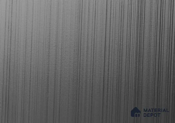 Stainless Steel L Profile Silver Hairline Matte Finish Edgeline PM 00282 W | 10 ft (3 mtr) x 20 mm x 0.6 mm | Suitable for Corner Applications | Adhesive Type Installation | Suitable for Floor & Walls