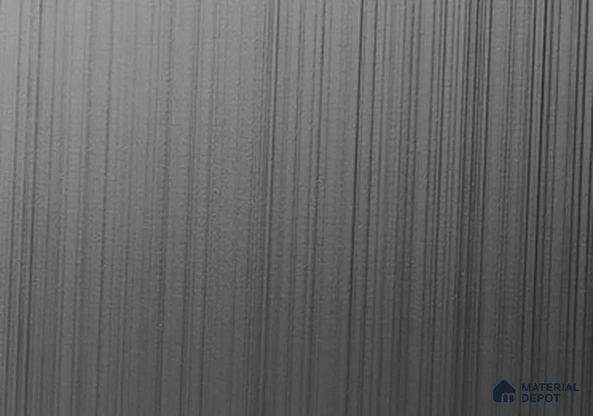 Stainless Steel U Profile Silver Hairline Matte Finish Edgeline PM 00294 O | 10 ft (3 mtr) x 12 mm x 0.6 mm | Adhesive Type Installation | Suitable for Floor & Walls