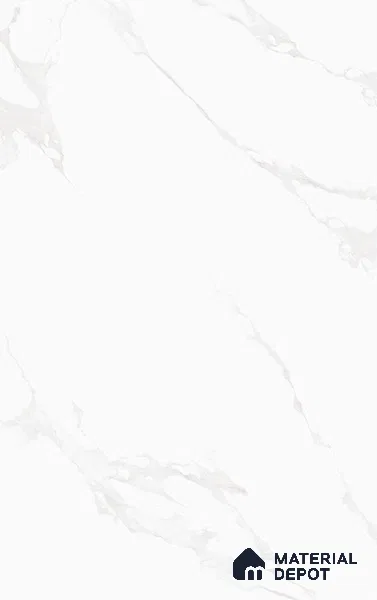 Marble Floor & Wall Tile TL 04409 C Statuario Oracle 6 ft x 4 ft Glossy Finish Vitrified Tile - 9 mm | Suitable For Living Room, Bedroom & Dining Area
