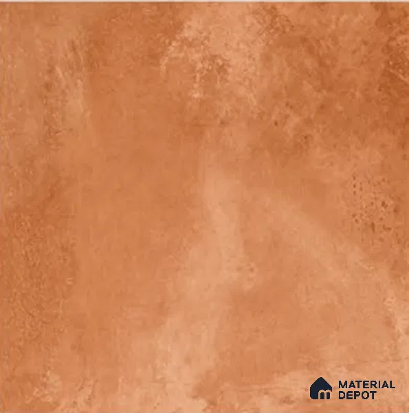 Stone Floor Tile TL 05080 Earthen Slate Terracotta Brown 16 x 16 inch Vitrified Matte Finish - 12 mm | Random Design |Suitable for Parking, Balcony, Courtyard, Patio, Terrace (Sample)