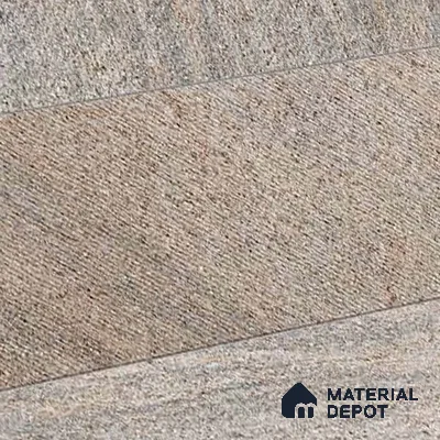 Stone Floor Tile TL 05358 Strada Bevie Buff 2 ft x 2 ft Vitrified Punch Matte Finish - 12 mm | Suitable for Parking, Balcony, Courtyard, Patio, Terrace (Sample)
