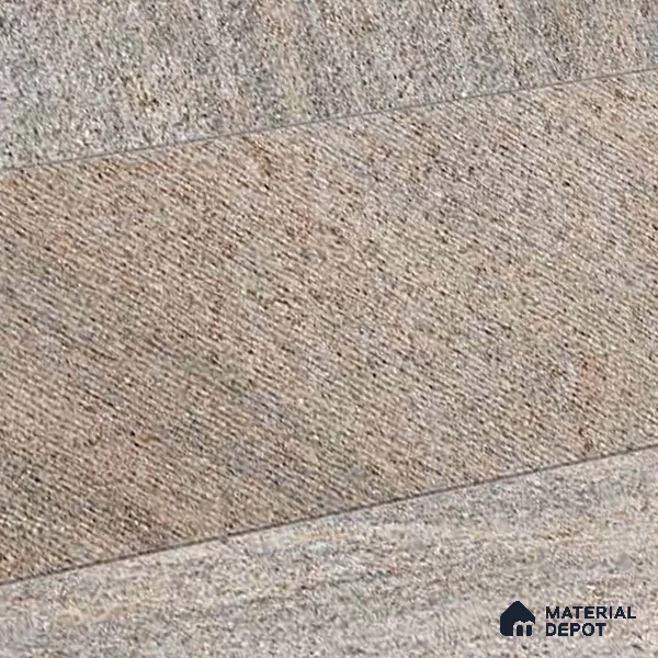 Stone Floor Tile TL 05358 Strada Bevie Buff 2 ft x 2 ft Vitrified Punch Matte Finish - 12 mm | Suitable for Parking, Balcony, Courtyard, Patio, Terrace (Sample)