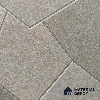 Stone Floor Tile TL 05359 Strada Bionite Grigio 2 ft x 2 ft Vitrified Punch Matte Finish - 12 mm | Suitable for Parking, Balcony, Courtyard, Patio, Terrace (Sample)