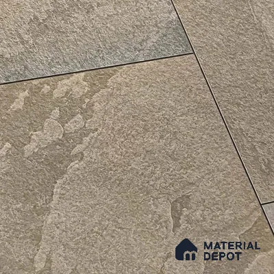 Stone Floor Tile TL 05361 Strada Caramel Click 2 ft x 2 ft Vitrified Punch Matte Finish - 12 mm | Suitable for Parking, Balcony, Courtyard, Patio, Terrace (Sample)