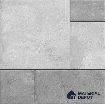 Stone Floor Tile TL 05362 Gradient 2 ft x 2 ft Matte Finish Anti Skid Vitrified Tile - 12 mm | Suitable for Balcony, Terrace & Coutyard