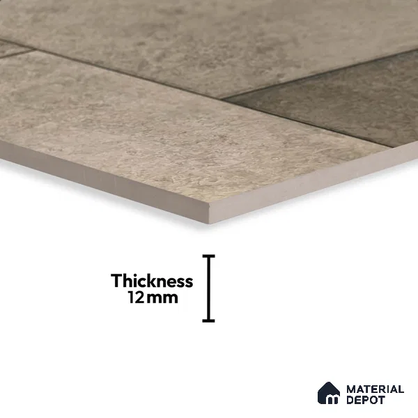 Stone Floor Tile TL 05362 Gradient 2 ft x 2 ft Matte Finish Anti Skid Vitrified Tile - 12 mm | Suitable for Balcony, Terrace & Coutyard