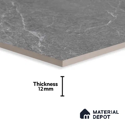 Stone Floor Tile TL 05363 B Strada Monsana Pearl 2 ft x 2 ft Vitrified Punch Matte Finish - 12 mm | Suitable for Parking, Balcony, Courtyard, Patio, Terrace (Sample)