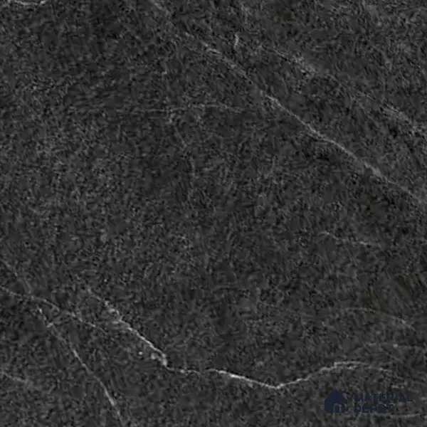 Stone Floor Tile TL 05363 Strada Monsana Black 2 ft x 2 ft Vitrified Punch Matte Finish - 12 mm | Suitable for Parking, Balcony, Courtyard, Patio, Terrace