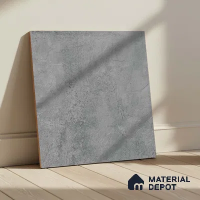 Stone Floor Tile TL 05365 Strada Perfecto Grigio 20 inch x 20 inch Vitrified Matte Finish - 12 mm | Suitable for Parking, Balcony, Courtyard, Patio, Terrace | Pattern Alignment May Vary | 2-3 mm Spacer is Mandatory (Sample)