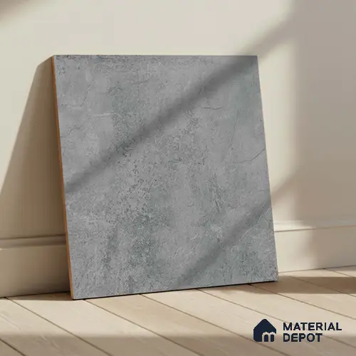 Stone Floor Tile TL 05365 Strada Perfecto Grigio 20 inch x 20 inch Vitrified Matte Finish - 12 mm | Suitable for Parking, Balcony, Courtyard, Patio, Terrace | Pattern Alignment May Vary | 2-3 mm Spacer is Mandatory