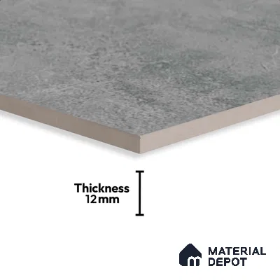 Stone Floor Tile TL 05365 Strada Perfecto Grigio 20 inch x 20 inch Vitrified Matte Finish - 12 mm | Suitable for Parking, Balcony, Courtyard, Patio, Terrace | Pattern Alignment May Vary | 2-3 mm Spacer is Mandatory (Sample)