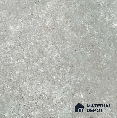 Stone Floor Tile TL 05366 Strada Smoke Sky 16 inch x 16 inch Vitrified Plain Matte Finish - 12 mm | Suitable for Parking, Balcony, Courtyard, Patio, Terrace (Sample)
