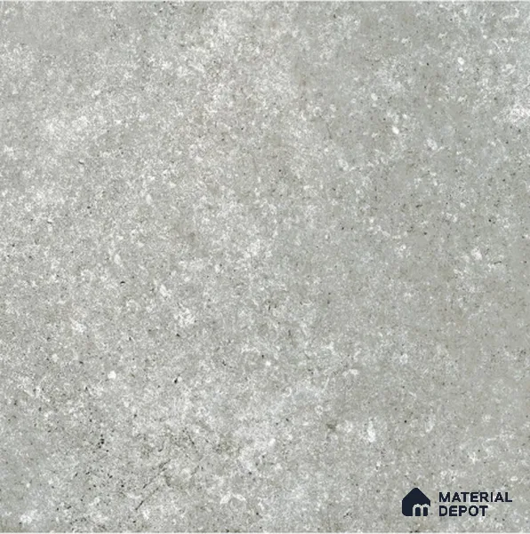 Stone Floor Tile TL 05366 Strada Smoke Sky 16 inch x 16 inch Vitrified Plain Matte Finish - 12 mm | Suitable for Parking, Balcony, Courtyard, Patio, Terrace (Sample)