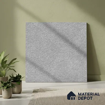 Stone Floor Tile TL 05367 B Strada Tars Grey 20 inch x 20 inch Vitrified Matte Finish - 12 mm | Suitable for Parking, Balcony, Courtyard, Patio, Terrace | Pattern Alignment May Vary | 2-3 mm Spacer is Mandatory (Sample)