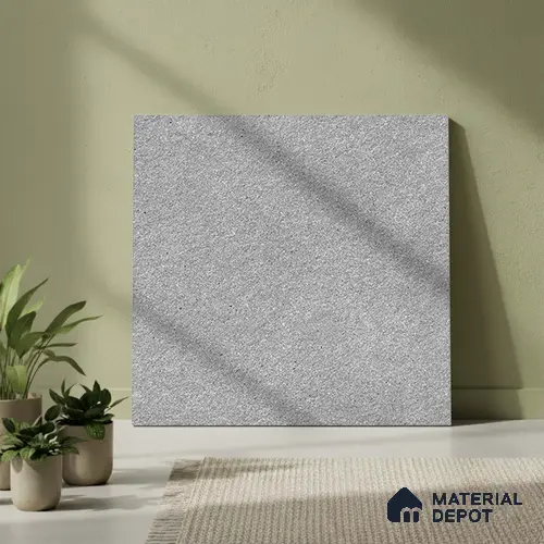 Stone Floor Tile TL 05367 B Strada Tars Grey 20 inch x 20 inch Vitrified Matte Finish - 12 mm | Suitable for Parking, Balcony, Courtyard, Patio, Terrace | Pattern Alignment May Vary | 2-3 mm Spacer is Mandatory