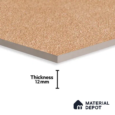 Stone Floor Tile TL 05367 C Strada Tars Earth 20 inch x 20 inch Vitrified Matte Finish - 12 mm | Suitable for Parking, Balcony, Courtyard, Patio, Terrace | Pattern Alignment May Vary | 2-3 mm Spacer is Mandatory (Sample)