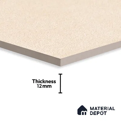 Stone Floor Tile TL 05367 D Strada Tars Cream 20 inch x 20 inch Vitrified Matte Finish - 12 mm | Suitable for Parking, Balcony, Courtyard, Patio, Terrace | Pattern Alignment May Vary | 2-3 mm Spacer is Mandatory (Sample)