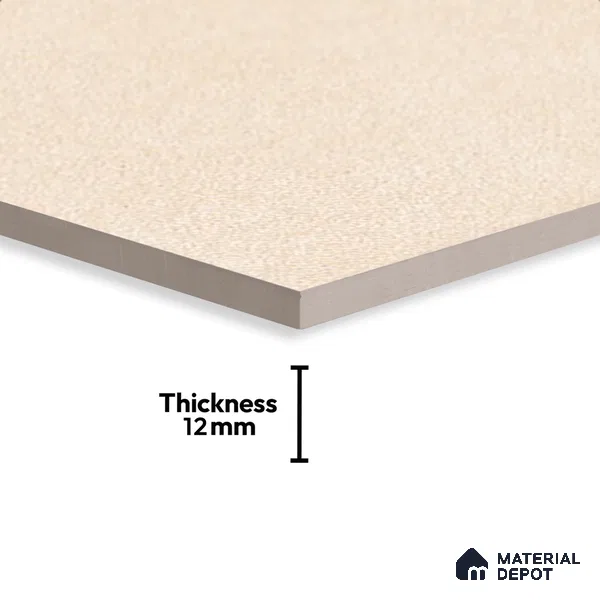 Stone Floor Tile TL 05367 D Strada Tars Cream 20 inch x 20 inch Vitrified Matte Finish - 12 mm | Suitable for Parking, Balcony, Courtyard, Patio, Terrace | Pattern Alignment May Vary | 2-3 mm Spacer is Mandatory (Sample)