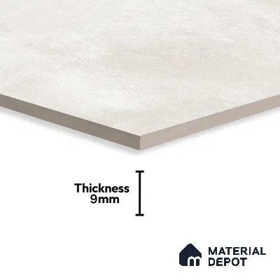 Stone Floor & Wall Tile TL 07103 Malaga Bianco 4 ft x 2 ft Matte Finish Vitrified Tile - 9 mm | 4 Random Design | Suitable For living Room, Bedroom, Bathroom (Sample)