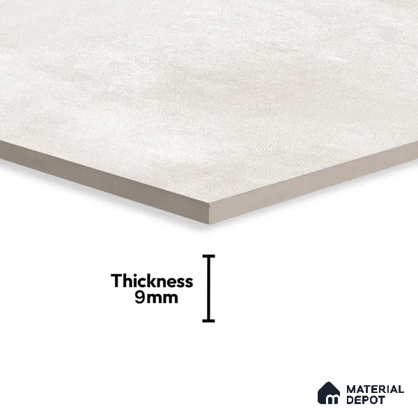Stone Floor & Wall Tile TL 07103 Malaga Bianco 4 ft x 2 ft Matte Finish Vitrified Tile - 9 mm | 4 Random Design | Suitable For living Room, Bedroom, Bathroom (Sample)