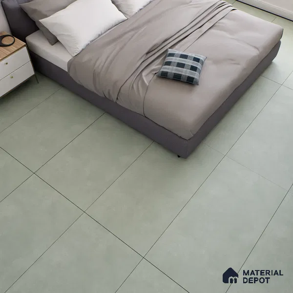 Stone Floor & Wall Tile TL 07088 Malaga Olive 4 ft x 2 ft Matte Finish Vitrified Tile - 9 mm | 4 Random Design | Suitable For living Room, Bedroom, Bathroom (Sample)