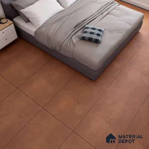 Terracotta Floor & Wall Tile TL 07086 Malaga Cotto 4 ft x 2 ft Matte Finish Vitrified Tile - 9 mm | 4 Random Design | Suitable For living Room, Bedroom, Bathroom | Random Designs