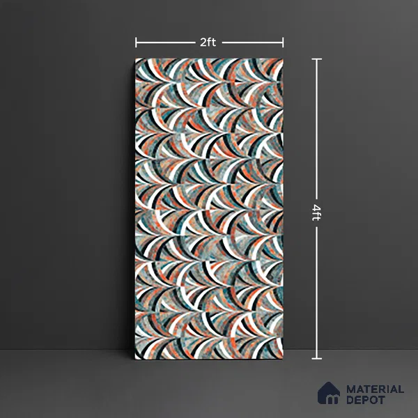 Highlighter Wall Tile TL 07146 D  4 ft x 2 ft Matte Finish GVT Vitrified Tile - 9 mm | Random Designs