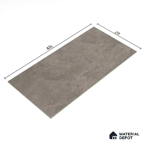 Stone Floor & Wall Tile TL 07081 Canberra Beige 4 ft x 2 ft Matte Finish Vitrified Tile - 9 mm | 4 Random Design | Suitable For living Room, Bedroom, Bathroom