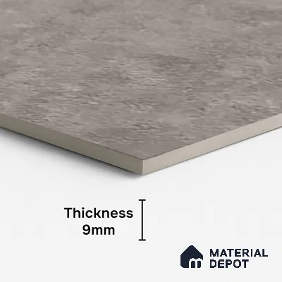 Stone Floor & Wall Tile TL 07085 E Unika Kemberg Gris 4 ft x 2 ft Matte Finish GVT Vitrified Tile - 9 mm | 4 Random Design | Suitable For living Room, Bedroom, Bathroom | Random Designs