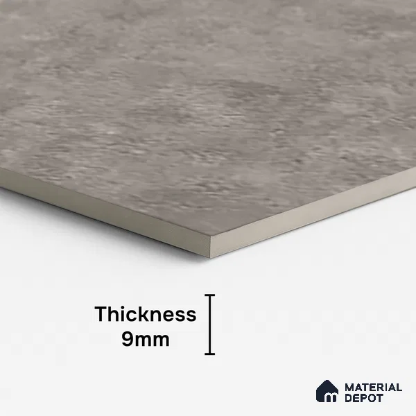 Stone Floor & Wall Tile TL 07085 E Unika Kemberg Gris 4 ft x 2 ft Matte Finish GVT Vitrified Tile - 9 mm | 4 Random Design | Suitable For living Room, Bedroom, Bathroom | Random Designs