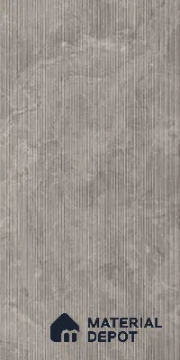 Stone Wall Tile TL 07085 F Liner Kemberg Gris 4 ft x 2 ft Matte Finish GVT Vitrified Tile - 9 mm | 4 Random Design | Suitable For living Room, Bedroom, Bathroom | Random Designs