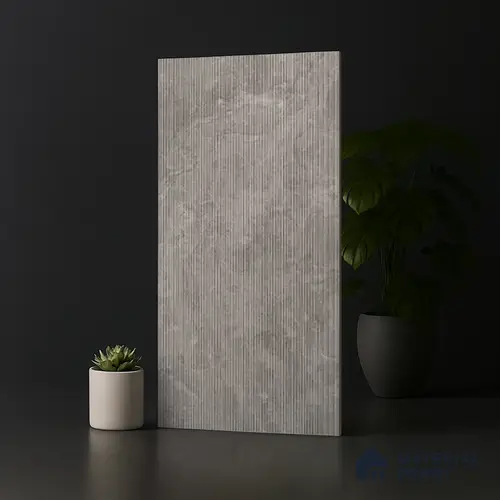Stone Wall Tile TL 07085 F Liner Kemberg Gris 4 ft x 2 ft Matte Finish GVT Vitrified Tile - 9 mm | 4 Random Design | Suitable For living Room, Bedroom, Bathroom