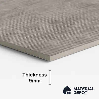 Stone Wall Tile TL 07085 F Liner Kemberg Gris 4 ft x 2 ft Matte Finish GVT Vitrified Tile - 9 mm | 4 Random Design | Suitable For living Room, Bedroom, Bathroom | Random Designs