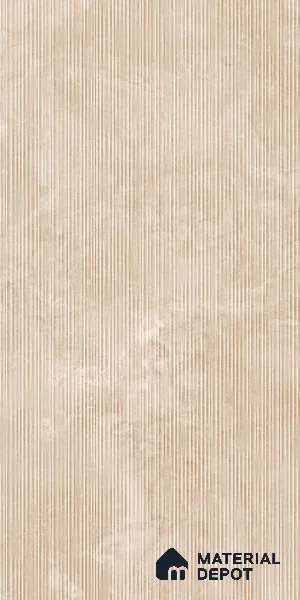 Stone Wall Tile TL 07085 Liner Kemberg Camel 4 ft x 2 ft Matte Finish Vitrified Tile - 9 mm | 4 Random Design | Suitable For living Room, Bedroom, Bathroom (Sample)