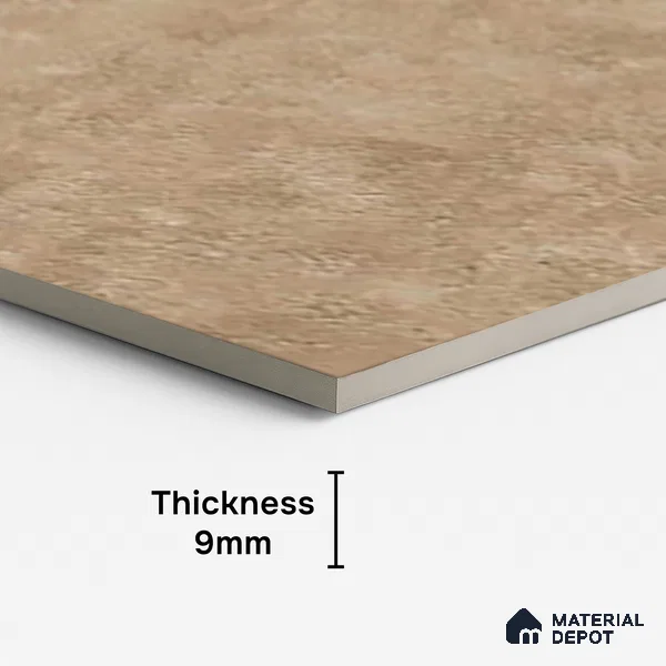 Stone Floor & Wall Tile TL 07085 G Unika Kemberg Natural 4 ft x 2 ft Matte Finish GVT Vitrified Tile - 9 mm | 4 Random Design | Suitable For living Room, Bedroom, Bathroom | Random Designs