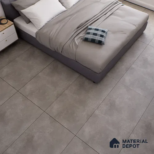 Stone Floor & Wall Tile TL 07087 Malaga Mud 4 ft x 2 ft Matte Finish Vitrified Tile - 9 mm | 4 Random Design | Suitable For living Room, Bedroom, Bathroom | Random Designs