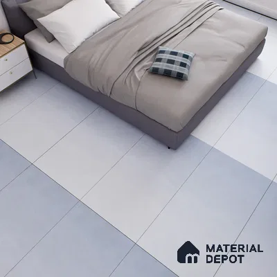Stone Floor & Wall Tile TL 07110 Skiffar Blue 4 ft x 2 ft Matte Finish Vitrified Tile - 9 mm | 1 Random Design | Suitable For living Room, Bedroom, Bathroom | Random Designs